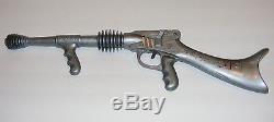 Vintage MARX Tom Corbett Space Cadet Atomic Rifle TOY Plastic Silver Ray Gun