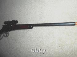 Vintage MARX Wild West Lever Cap Gun Scoped Rifle In very Nice Condition