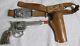 Vintage Mattel Toy Shootin' Shell Fanner & Buckle Gun- 2 Gun Holster Set