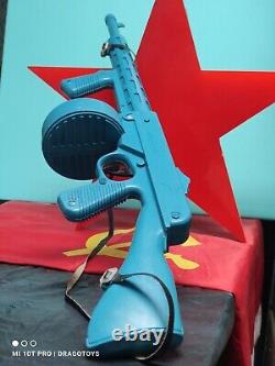 Vintage Machine Gun Ak-47 Tin Toy Batt. Operated 58cm Hungary Soviet Era Lemez
