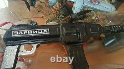 Vintage Machine Gun'shpagin' Tin Toy Plastic Rifle Soviet Cccp Era Bulgaria