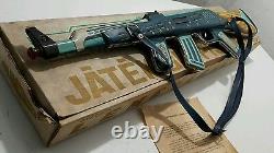 Vintage Machine Gun'shpagin' Tin Toy Plastic Rifle Soviet Cccp Era Bulgaria