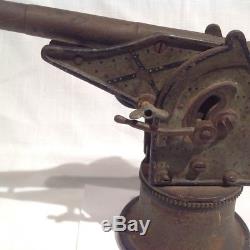 Vintage Marklin Toy Coastal Artillery Cannon Gun, 1909-1939 Cast Iron & Brass