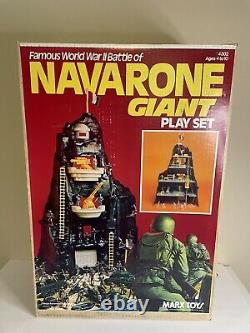 Vintage Marx 1970's Guns of Navarone Playset Near Complete