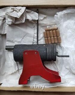 Vintage Marx Baldwin COAST DEFENSE GUN Gatling Wood & Steel Artillery Cannon Toy