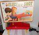 Vintage Marx Electro Shot Shooting Gallery With The Original Box And Working Gun