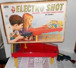 Vintage Marx Electro Shot Shooting Gallery with the Original Box and Working Gun