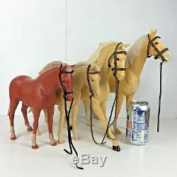 Vintage Marx Johnny West Jane Lot Toy Horses Accessories Cowboy Clothes Gun Chap