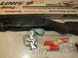 Vintage Marx Shell Ejecting Pump Action Shotgun Child's Toy Gun EXCELLENT in Box