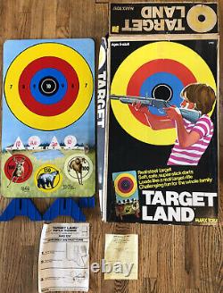 Vintage Marx Toys Targetland Shooting Rifle Range Tin Game In Box No Gun Target