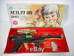 Vintage Matsushiro Japan Multi 08 Space Toy Gun Boxed