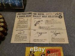 Vintage Mattel Fanner 50/Shootin Shell 45 Toy Cap Gun In Box Ships Free
