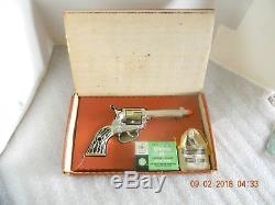 Vintage Mattel Fanner Shootin Shell Cap Gun With Box, Shells, Excellent Working