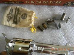 Vintage Mattel Fanner Shootin Shell Cap Gun With Box, Shells, Excellent Working