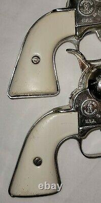 Vintage Mattel Lone Ranger Fanner 50 Toy Cap Gun Set With Matching Holster