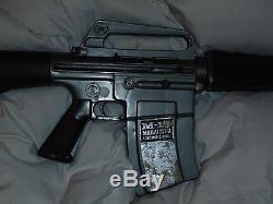 Vintage Mattel M-16 Automatic Rifle toy machine gun, Works Great! FUNCTIONING