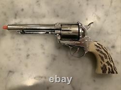 Vintage Mattel Shootin Shell. 45 Metal Cap Gun All Original