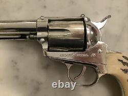 Vintage Mattel Shootin Shell. 45 Metal Cap Gun All Original