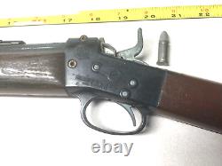 Vintage Mattel Shootin Shell Rolling Block Cap Gun Rifle Nice Clean Working Cond