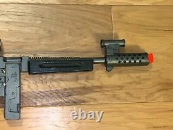 Vintage Mattel TOMMY-BURST Marauder Division toy THOMPSON Machine Cap GUN Works