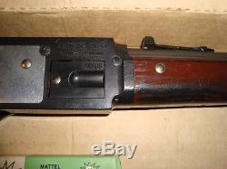 Vintage Mattel Winchester Saddle Gun Bandolier Cap Gun In The Original Box