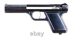 Vintage Metal Black Handle Circa 1937 Bulls Eye SHARP SHOOTER Gun Pistol & Box