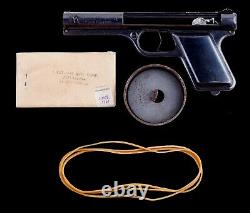 Vintage Metal Black Handle Circa 1937 Bulls Eye SHARP SHOOTER Gun Pistol & Box