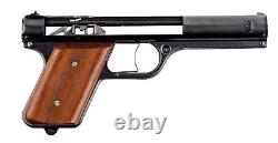 Vintage Metal Dark Wood Handle Circa 1937 Bulls Eye SHARPSHOOTER Gun Pistol Nice