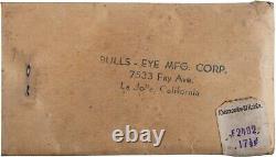 Vintage Metal Pearl Handle Circa 1937 Bulls Eye SHARP SHOOTER Gun Pistol & Box
