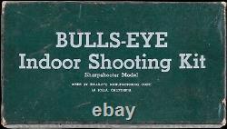 Vintage Metal Pearl Handle Circa 1937 Bulls Eye SHARP SHOOTER Gun Pistol & Box