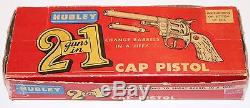 Vintage Mint in Box Hubley 2 in 1 Toy Cap Gun or Cap Pistol