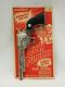 Vintage Nichols Cow Puncher Silver Poney Toy Cap Gun On Original Card