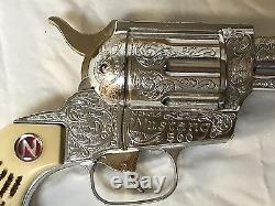 Vintage Nichols Mustang 500 Toy Cap Gun Pistol With Original Box