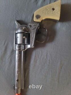 Vintage Nichols Stallion 38 Toy Cap Gun with 2 bullets
