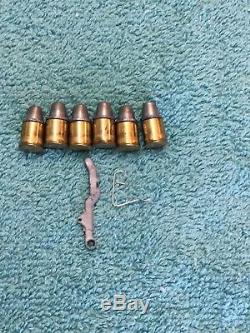 Vintage Nichols Stallion 41-40 Toy Cap Gun With Original Bullets & Repair Parts