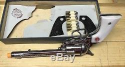 Vintage Nichols Stallion 45 Mark II Toy Cap Gun Six Shooter with Box