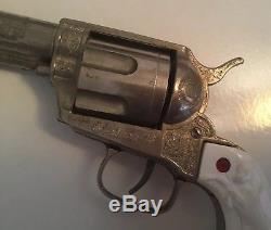 Vintage Nichols Stallion 45 Pasadena Toy Collectable Cap Gun With Bullets