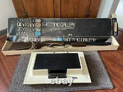 Vintage Odyssey Console System & Shooting Gallery Rifle Gun Toy Video Game