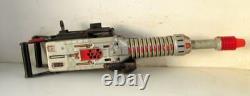 Vintage Old Rare Battery Operated T N Mark Litho War Machine Gun Tin Toy Japan