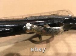 Vintage Old Rare Fine Condition Captain Hook Cork Gun Tin Toy Japan used