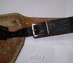 Vintage Original 1950's Hopalong Cassidy Cap Gun With Leather Holster and Belt