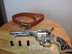 Vintage Original Mattel Fanner Shootin Shell Pistol Cap Gun & Shells 1960 1964