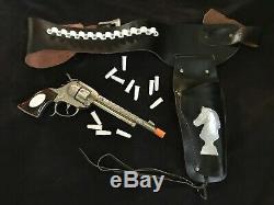 Vintage PALADIN Have Gun Will Travel Cap Gun, Single Holster and Bullets