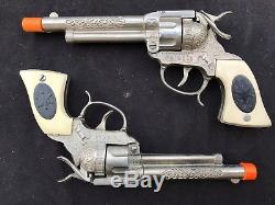 Vintage PALADIN cap guns with holsters and bullets