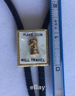 Vintage Paladin Have Gun Will Travel Bolo Tie $0 US SH
