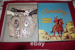 Vintage Ponyboy Cowboy Guns Never Fired & Holster Set Never Worn Original Box Mt