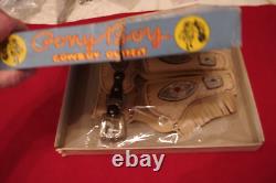 Vintage Ponyboy Cowboy Guns Never Fired & Holster Set Never Worn Original Box Mt