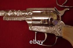 Vintage Ponyboy Cowboy Guns Never Fired & Holster Set Never Worn Original Box Mt