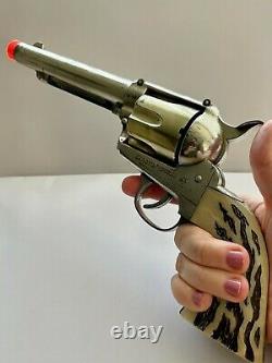 Vintage RARE Mattel Shootin Shell 45 Single Action Cap Gun