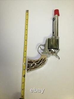 Vintage RARE Mattel Shootin Shell 45 Single Action Cap Gun AS IS